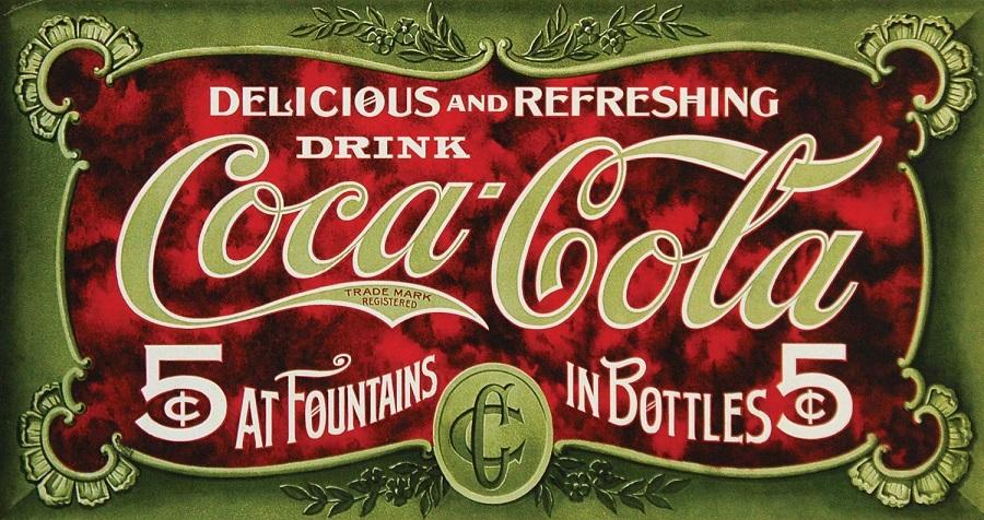 One of the first ads that shaped the branding of Coca-Cola