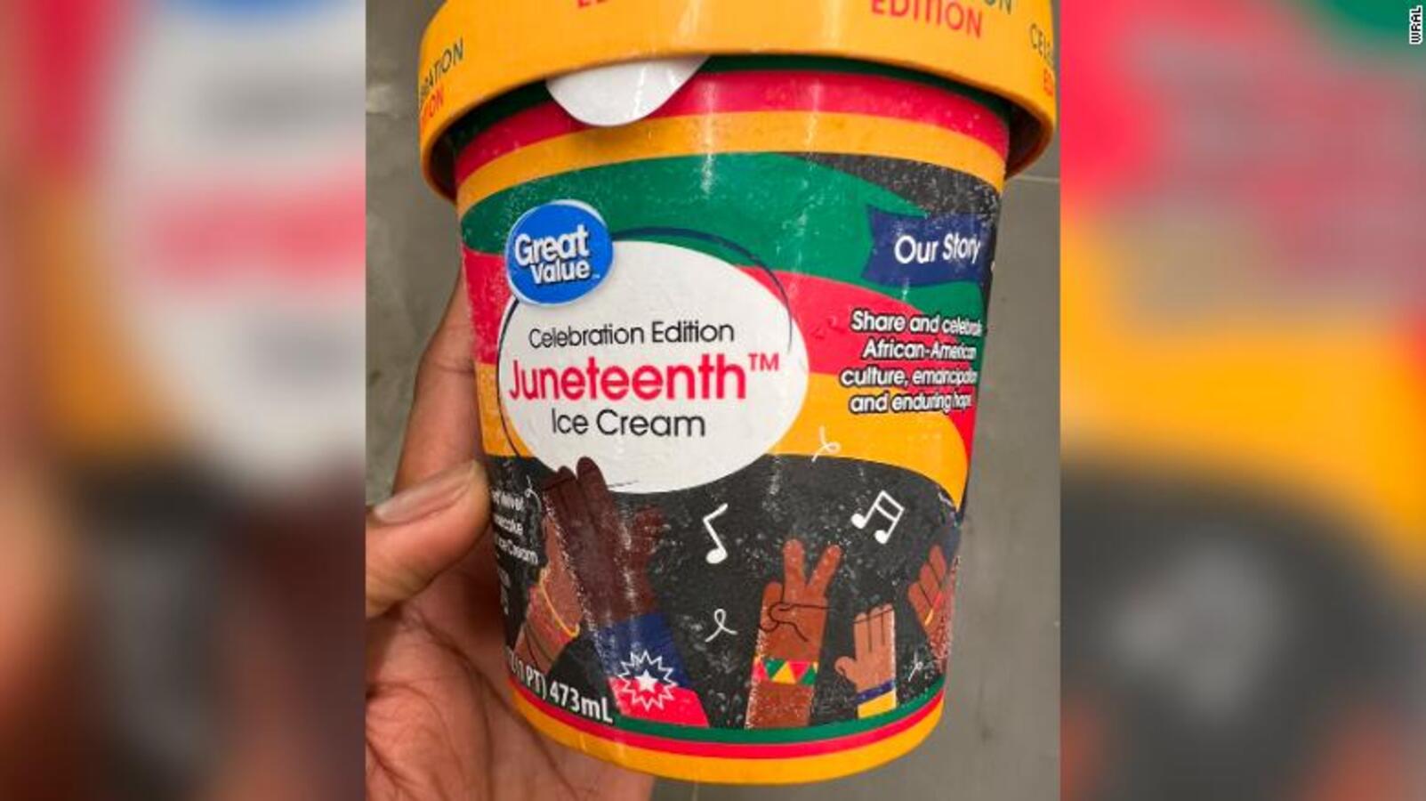 Walmart's Juneteenth ice cream