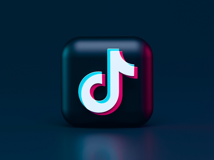 3D logo of TikTok